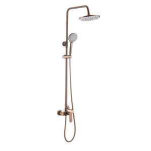INTER CERAMIC SHOWER SYSTEM 6237 BRUSH ROSE GOLD